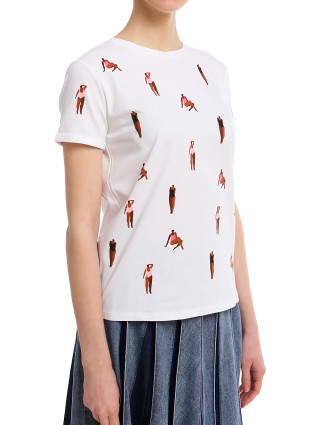 Біла футболка MARELLA : фото 5 - Invogue